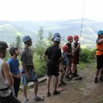 Rock climbing instruction